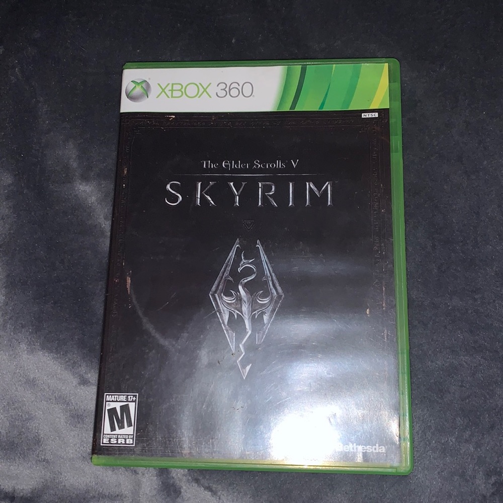skyrim xbox 360 game